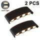 thumbnail image 1 of Lámpara de pared moderna impermeable para exteriores, 2 unidades, 8 LED, para pasillo, porche, lámpara de pared vertical, para interiores, para hoteles, patios, entradas, jardines y caminos., 1 of 8