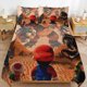 thumbnail image 1 of Super Mario 3-Piece Comforter Set for Bedroom Super Mario Bedding Set for Kids Adults Soft Microfiber Duvet Cover Set with Zipper Closure, 1 of 5