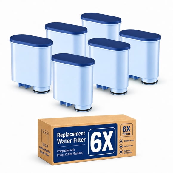 Filtro de Agua Klamol Paquete de 6 para Philips AquaClean CA6903