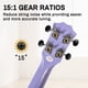 thumbnail image 3 of Ukelele AODSK Soprano Violet de 21 pulgadas para principiantes con accesorios, 3 of 9