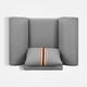 thumbnail image 5 of Sillón 1 cuerpo MARSELLA Gris, 5 of 5