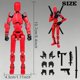thumbnail image 5 of Set de 7 Figuras de Acción Aminexus Impresas en 3D y Articuladas, 5 of 7