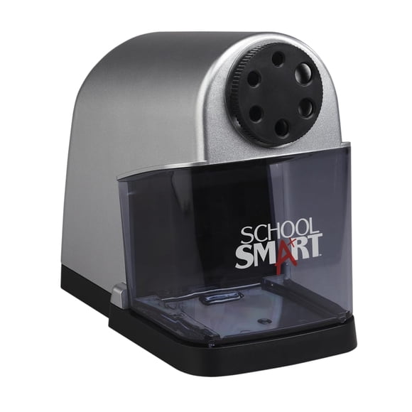 Sacapuntas eléctrico School Smart de 6 orificios para lápiz
