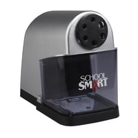 Sacapuntas Eléctrico School Smart De 6 Orificios Para Lápiz