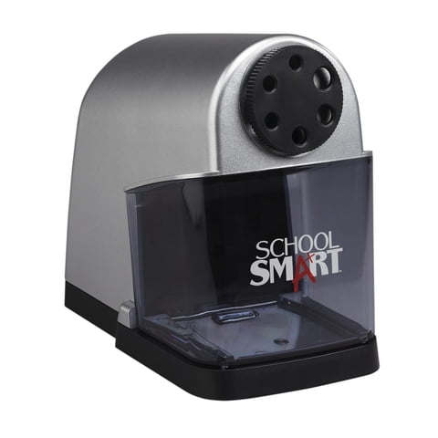 Sacapuntas Eléctrico School Smart De 6 Orificios Para Lápiz