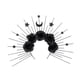 thumbnail image 5 of Gothic Halo Sun Diadema Hairband Flor Para Vacaciones Carnavales Roes Jugando, 5 of 5
