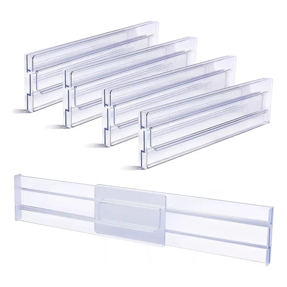 4u Organizador Ajustable Divisor De Cajón 28-52 Cm