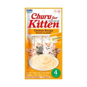 Churu Vet Alim - Churu Kitten Pollo Alimento Humedo 14 Gr X 4 Sachet