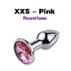 thumbnail image 1 of 1pc Waterproof Stainless Steel Anal Plug with Crystal Design - Perfect for Beginners and Couples - Enhance Your BDSM Experience, 1 of 5