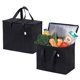 thumbnail image 1 of Bolsas refrigeradoras VENO con aislamiento para entrega de alimentos, paquete de 2, negras, 1 of 8