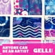 thumbnail image 2 of Placa de gel para impresión Gelli Arts 23 x 30 cm reutilizable, 2 of 7