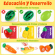 thumbnail image 2 of 23 Piezas Juguete Frutas Y Verduras Multicolor, 2 of 3