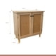 thumbnail image 4 of Cómoda 2 Puertas con Rattan - Madera Clara, 4 of 4