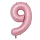 thumbnail image 1 of Globos con números Ruinasi, 16 cm, papel de aluminio rosa para decoración de fiestas, 1 of 3
