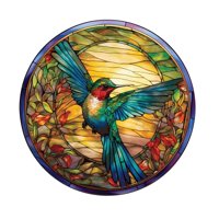 Bothyi - Etiqueta Engomada De Cristal Del Colibrí Decoración Del Hogar Impermeable Fácil De Instalar Etiqueta De La Ventana Estilo B