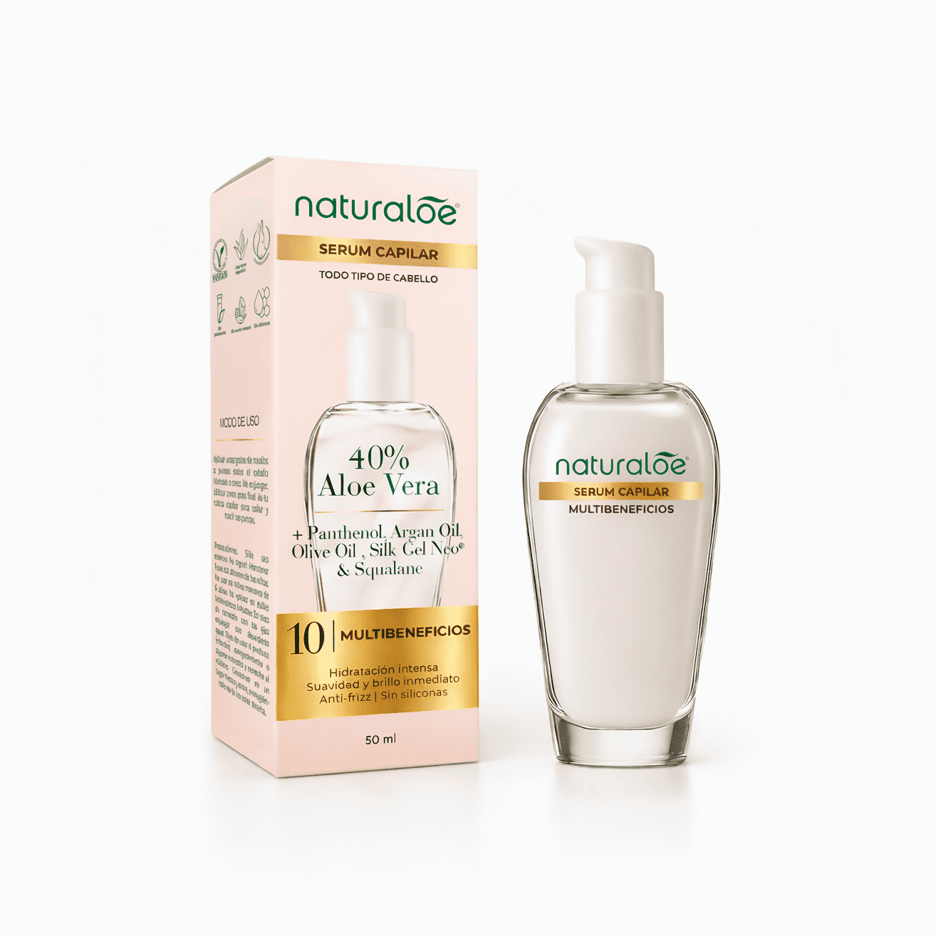 Serum Capilar Naturaloe Multibeneficios