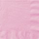 thumbnail image 1 of Servilletas de comida Unique Tableware rosa claro, paquete de 20, 1 of 4