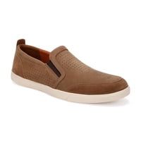 Zapato Slip-On Casual Hombre Cuero Grommet-3-13 Cardinale Beige 39