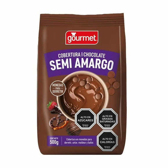 Cobertura Chocolate semi amargo Paquete, 500 g