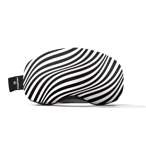 Funda para gafas GOGGLESOC Pro de microfibra Wavy Zebra