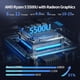 thumbnail image 2 of Laptop HP 15,6" FHD Ryzen 5 5500U 16 GB 256 GB SSD Win11, 2 of 9