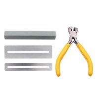 Bothyi - Pinzas De Extremo Duraderas Con Piedra De Amolar Herramienta De Mantenimiento De Guitarra Luthier Protectores Planos