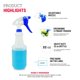 thumbnail image 3 of Botella rociadora SupplyTuff 950 ml, paquete de 3, alto rendimiento, 3 of 7