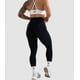 thumbnail image 2 of Leggings Gymreapers Infinity sin costuras de tiro alto en negro, 2 of 9