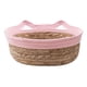 thumbnail image 1 of Cesta Para Cama De Gato Tejida A Mano, Nido De Cama Para Perro, Cestas Para Rascar Gatos Japonesas, Rosa M, 1 of 5