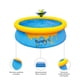 thumbnail image 5 of Piscina Inflable Abejita para Niños 457L 41x150 cm, 5 of 6