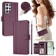 thumbnail image 2 of Funda Cartera de Cuero Sintético para Samsung Galaxy S22 Ultra, Morado Oscuro, 2 of 6