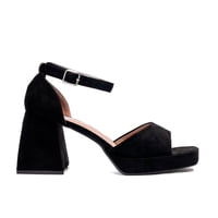 Taco Mujer Negro Abigail Boteli