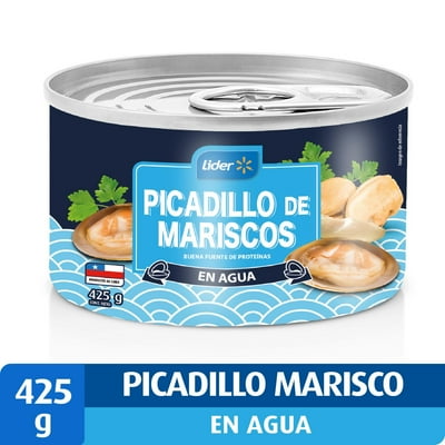 Picadillo De Mariscos Agua Lata Drenado 300 G - Neto 425 G Lider