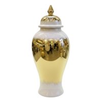 Genérico - Potiche Decorativo Tapa Estilo Glamour Regencia Lujo Jhn