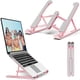 thumbnail image 1 of Soporte para portátil, soporte portátil para escritorio, soporte elevador con ventilación ajustable de 6 niveles, compatible con portátiles de 11 a 15,6 pulgadas., 1 of 8