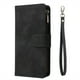 thumbnail image 3 of PU Leather Wallet Phone Case For Samsung Galaxy S21 Ultra S20 FE S10 S9 S8 Plus S10E Zipper Flip Card Slots Magnetic Cover, 3 of 3