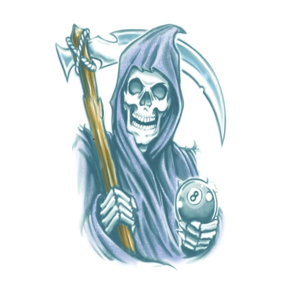 Tatuaje Temporal Tinsley Transfers Reaper Biker FX