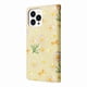 thumbnail image 5 of FOXDOCK Funda Tipo Cartera Floral para iPhone 15 Pro ,Funda con Tapa de Cuero PU, Protección Antigolpes con Ranuras para Tarjetas y Soporte, 5 of 5