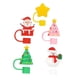 thumbnail image 3 of Tapas De Paja De Navidad A Prueba De Polvo Vacaciones Adorable Adorno De Paja De Navidad 5 Piezas, 3 of 3
