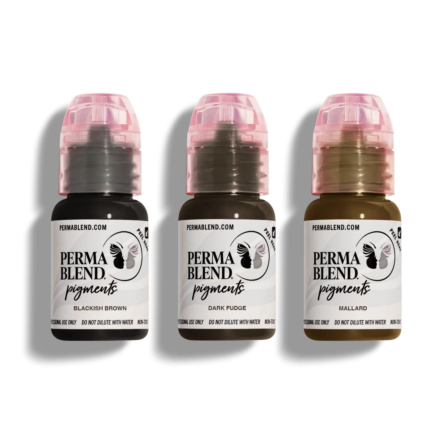 Set De Tintas Para Tatuajes Perma Blend Cool Eyebrow Mini Vegan Pmu