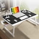 thumbnail image 1 of Mesa plegable para cama CSYY con puerto USB, cajón y ranura para taza, 1 of 9