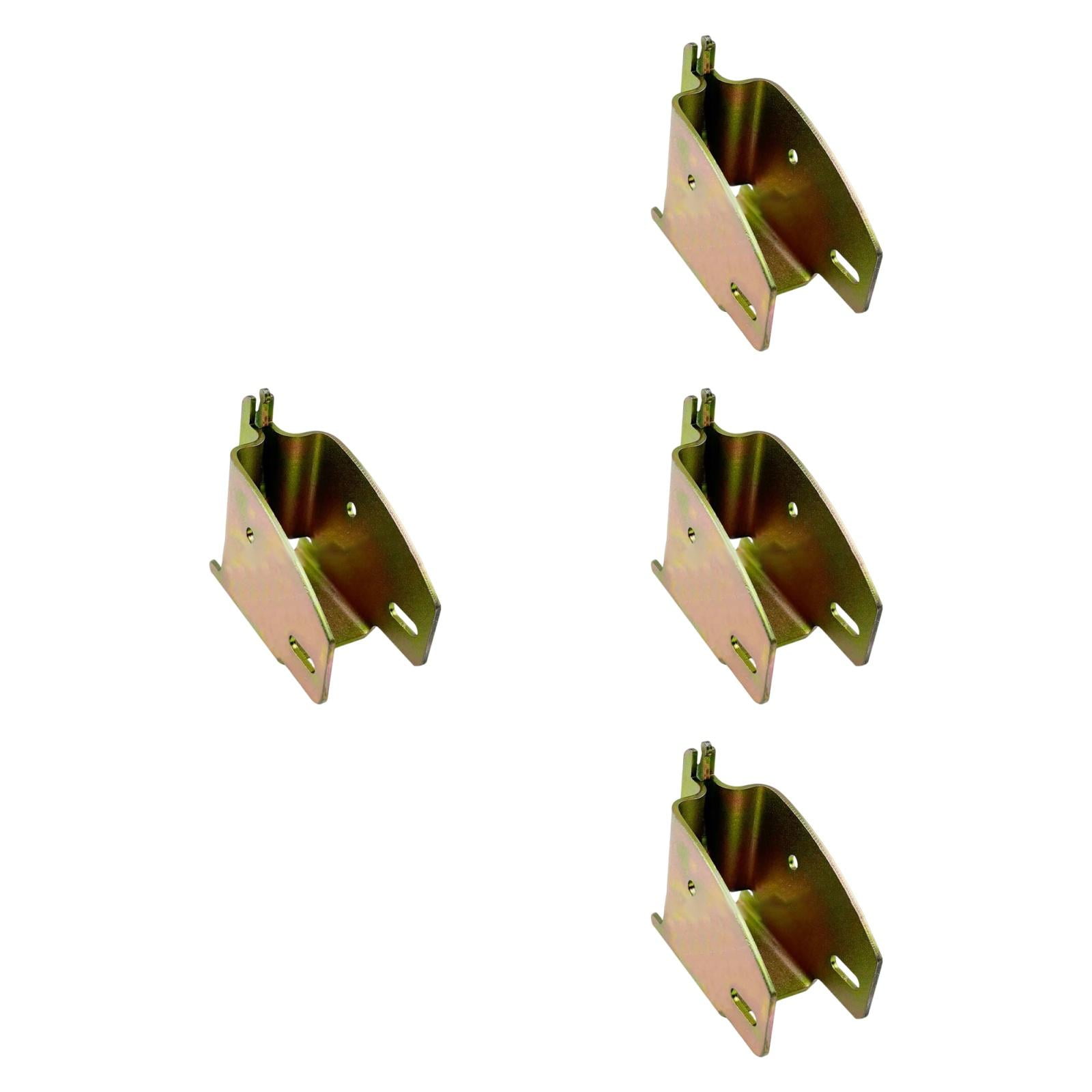 Magideal - 4 Soportes Para Extremos De Vigas De Madera Tipo E, Soportes De Almacenamiento Para Madera, Portátiles, Con Piezas De Repuesto, Fáciles De Instalar Y