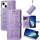 thumbnail image 1 of Funda Cartera FOXDOCK para iPhone 15 Plus , Flip PU con Relieve de Gatos y Perros, Tarjetero y Soporte, 1 of 6