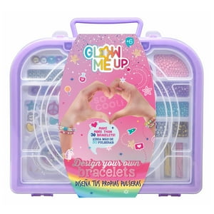 Glow Me Up - Estuche Para Hacer Pulseras Con Mostacillas Y Accesorios