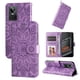 thumbnail image 5 of Funda tipo cartera FOXDOCK para Realme GT Neo 3 , diseño girasol en relieve, cuero PU, cierre magnético, soporte y tarjetero, 5 of 5