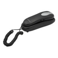 Telefono Modelo Tipo Gondola Fijo Sobremesa O Pared Philco Color Negro/Plata