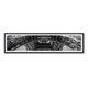 thumbnail image 1 of Cuadro Panorámico  Torre Eiffel con Marco Negro 80x20 CM, 1 of 1