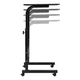 thumbnail image 4 of Mesa Escritorio Ajustable Con Ruedas Auxiliar 60x40x85  NEGRO, 4 of 4