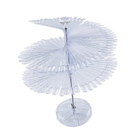 Ioensy - Palos De Soporte De Exhibición De Color Para Decoración De Uñas, Herramientas De Práctica Transparentes De Colores, Cabeza Redonda Transparente, 120 Uds.