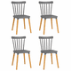thumbnail image 1 of Pack 4 Sillas Windsor para Comedor o Terraza Gris, 1 of 3